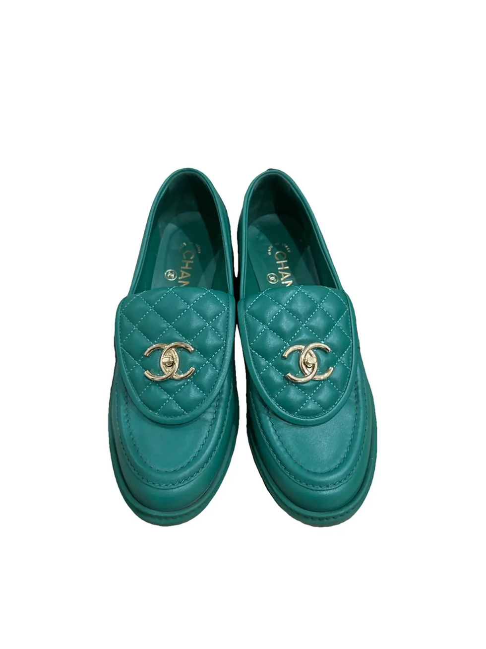 Chanel leather flats