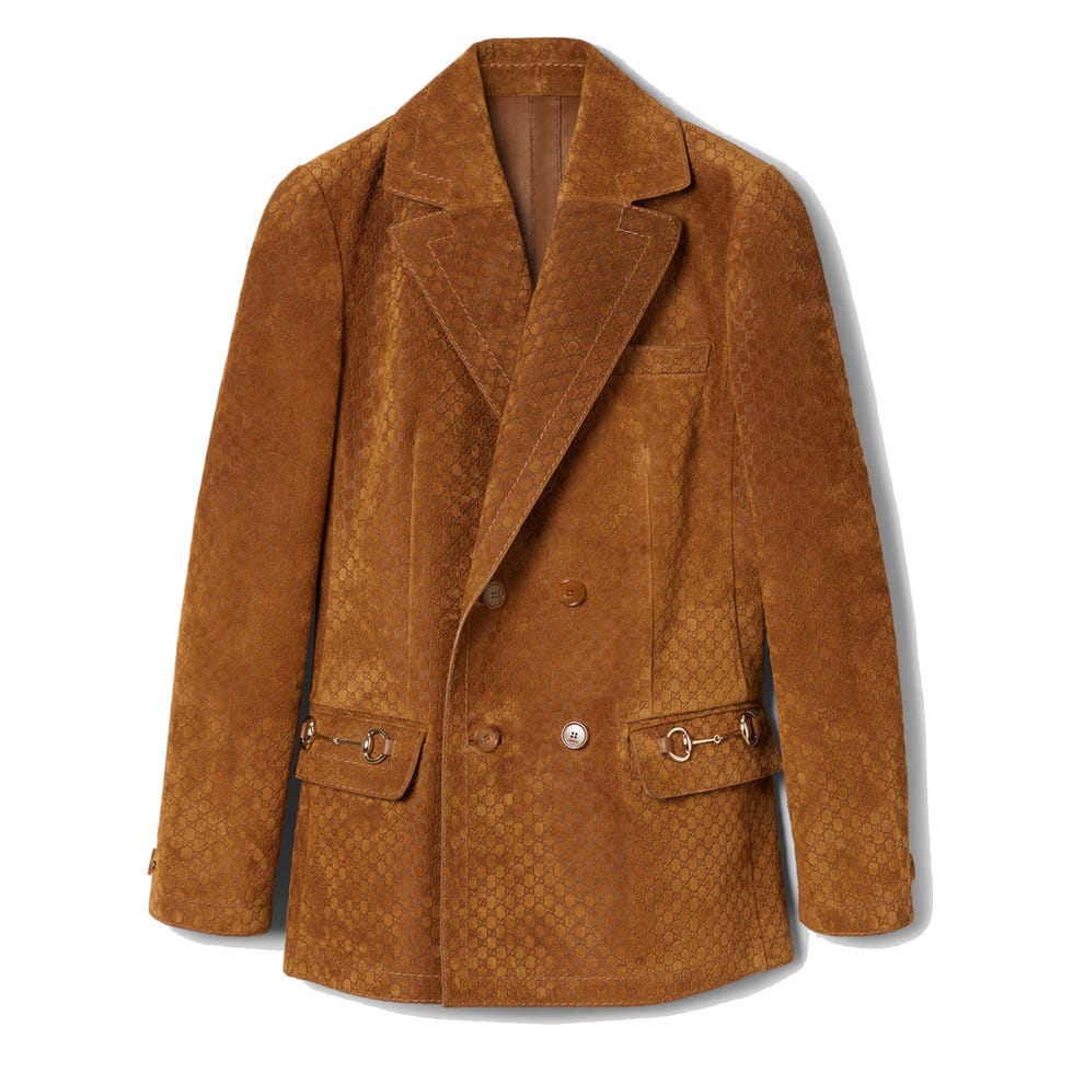 suede blazer