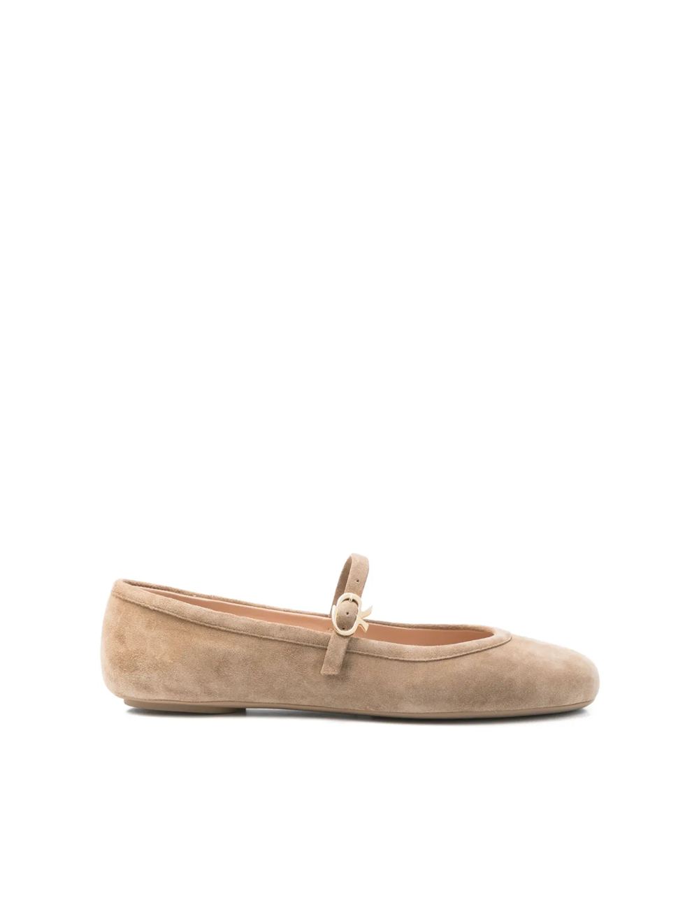 Gianvito Rossi suede ballet flats