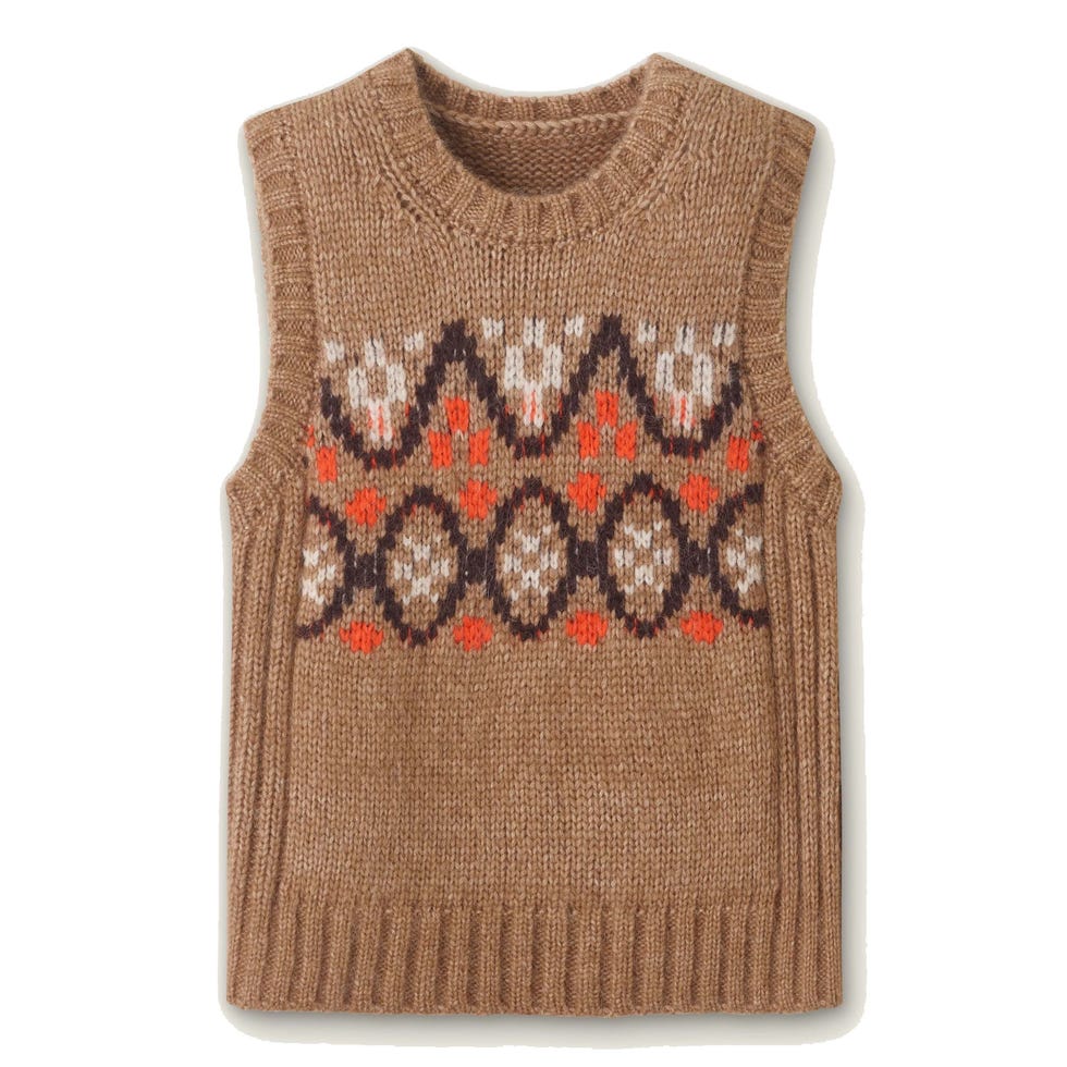 alpaca knit vest
