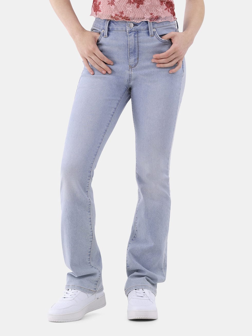 No Boundaries Mid Rise Bootcut Jeans