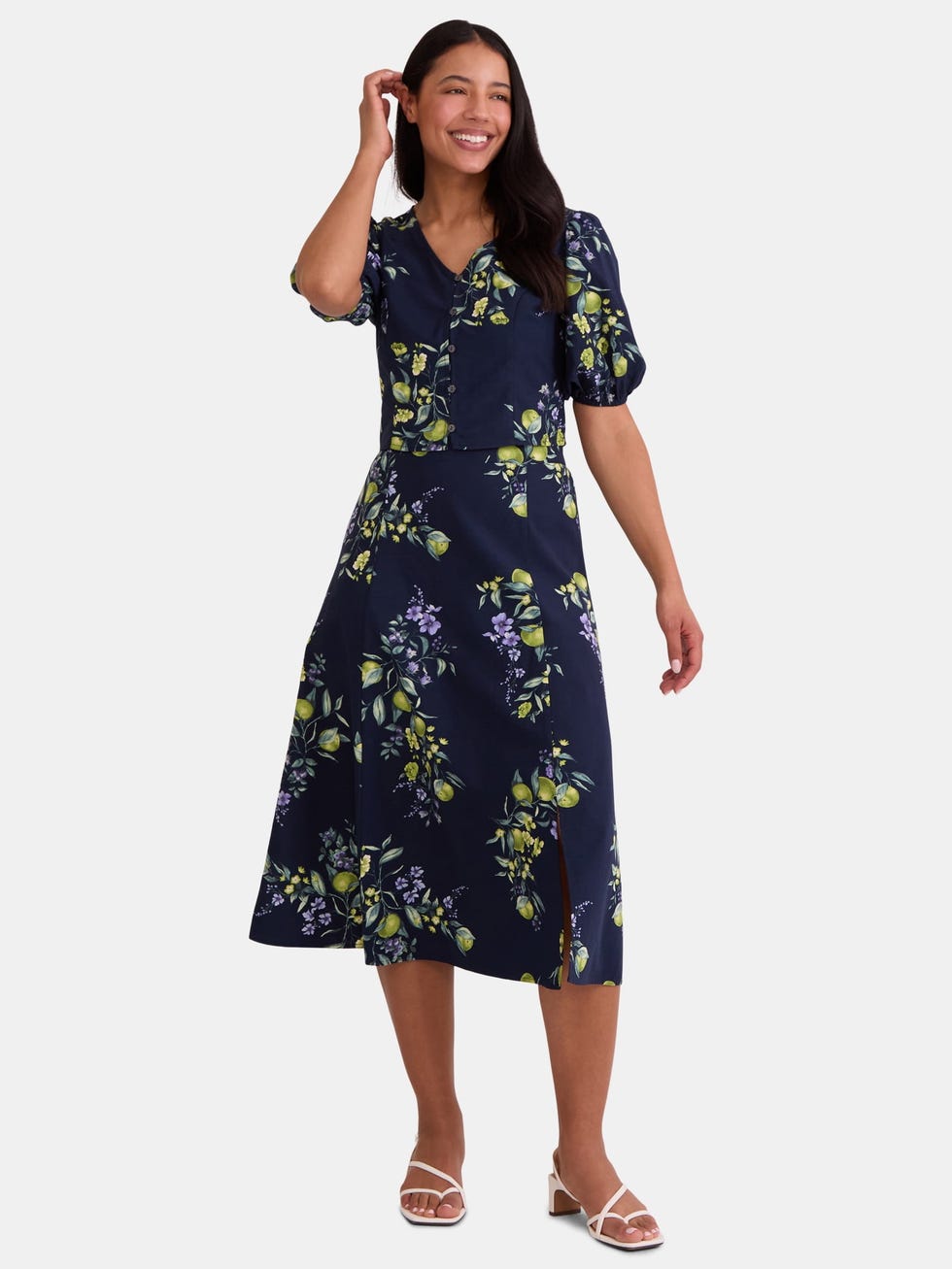 Time and Tru Poplin Skirt Set