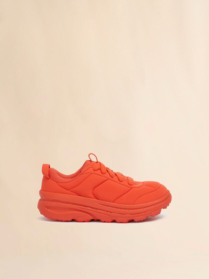 Red MARNI x HOKA Bondi B3LS Sneaker