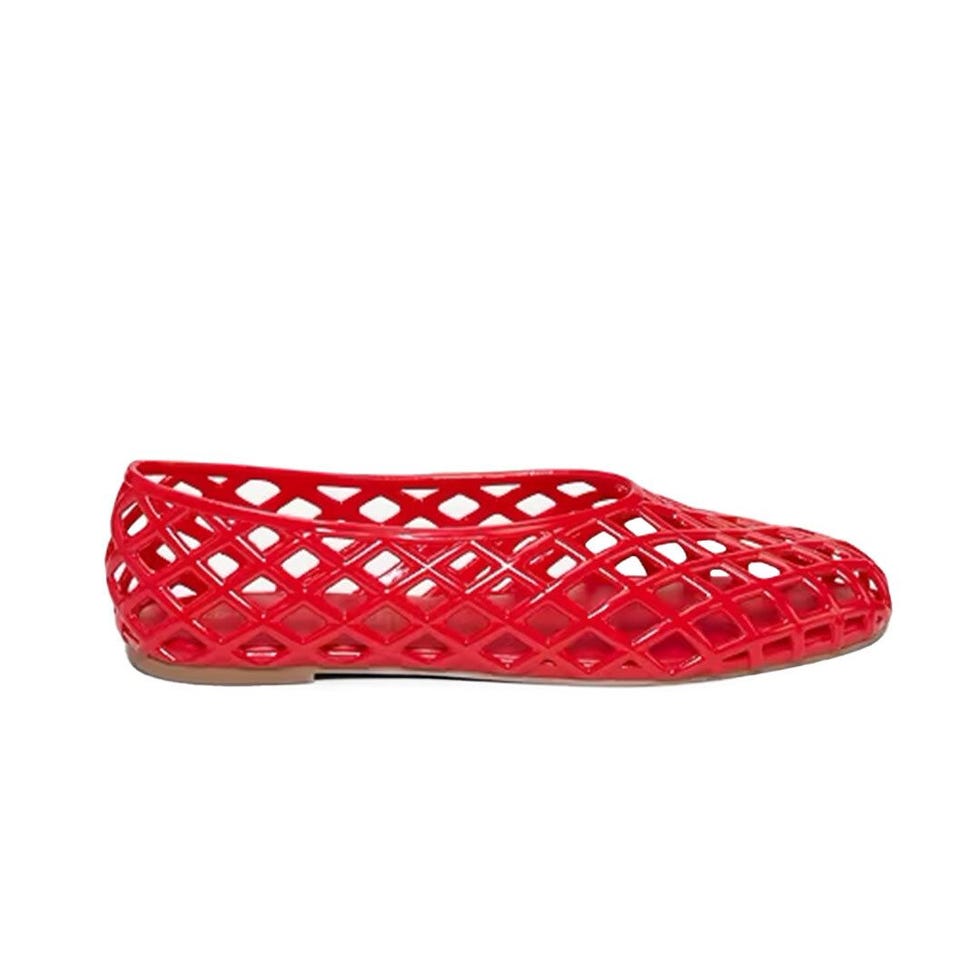 Jelly Lattice Ballet Flats