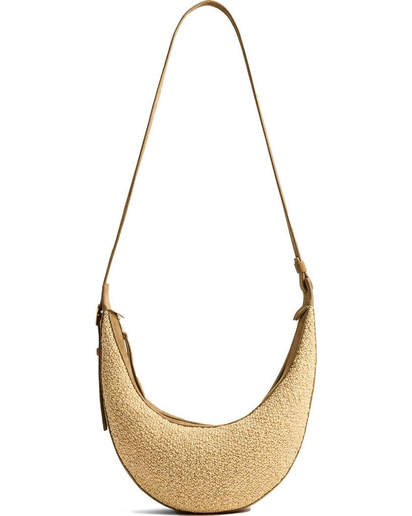 Augustina Crocheted Raffia Hobo Bag Augustina Crocheted Raffia Hobo Bag