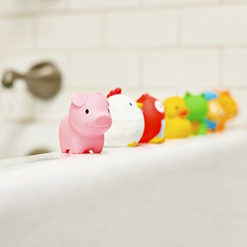 Farm Animal "Squirts" Bath Toys