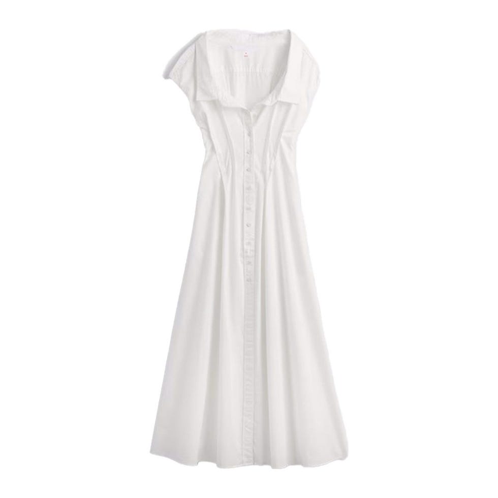 Poplin Maxi Shirtdress