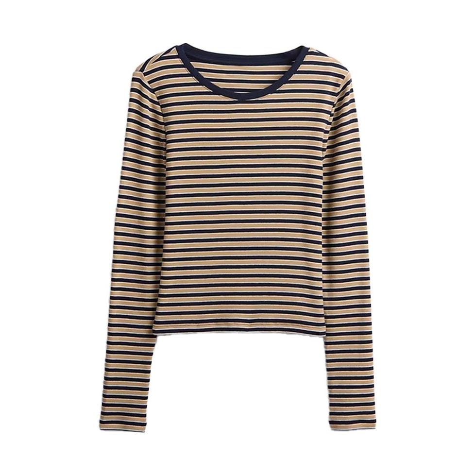 Modern Rib Cropped T-Shirt