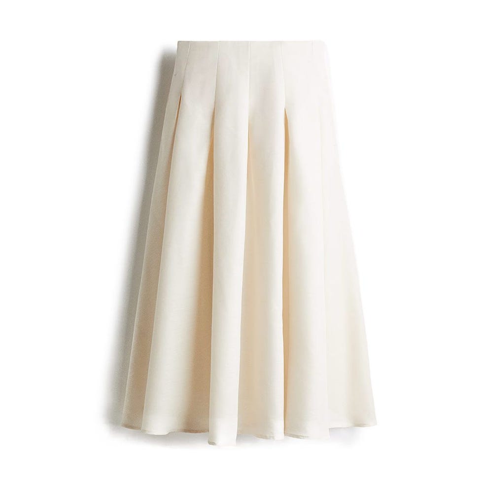 Long Pleated Skirt