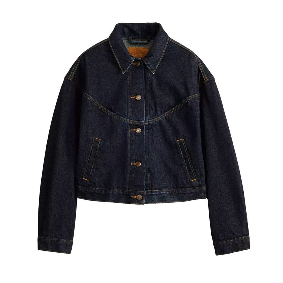Shrunken '90s Western Trucker Jacket