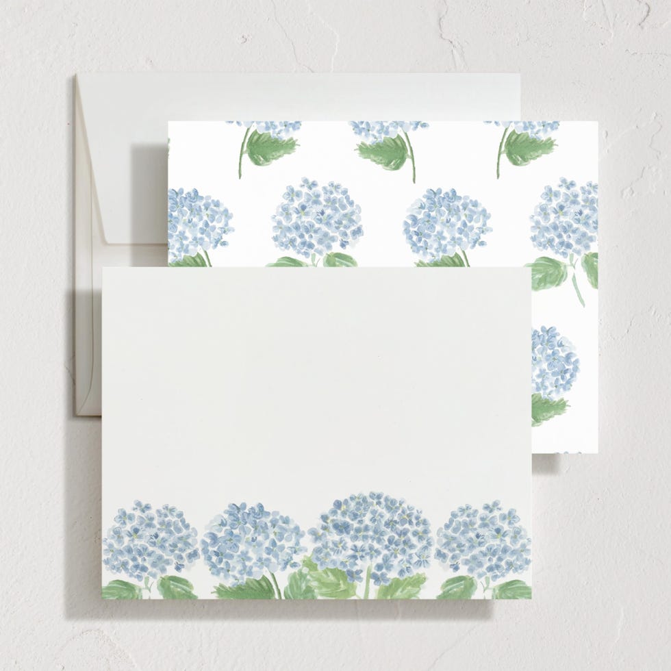 Hydrangea Love Stationery Cards