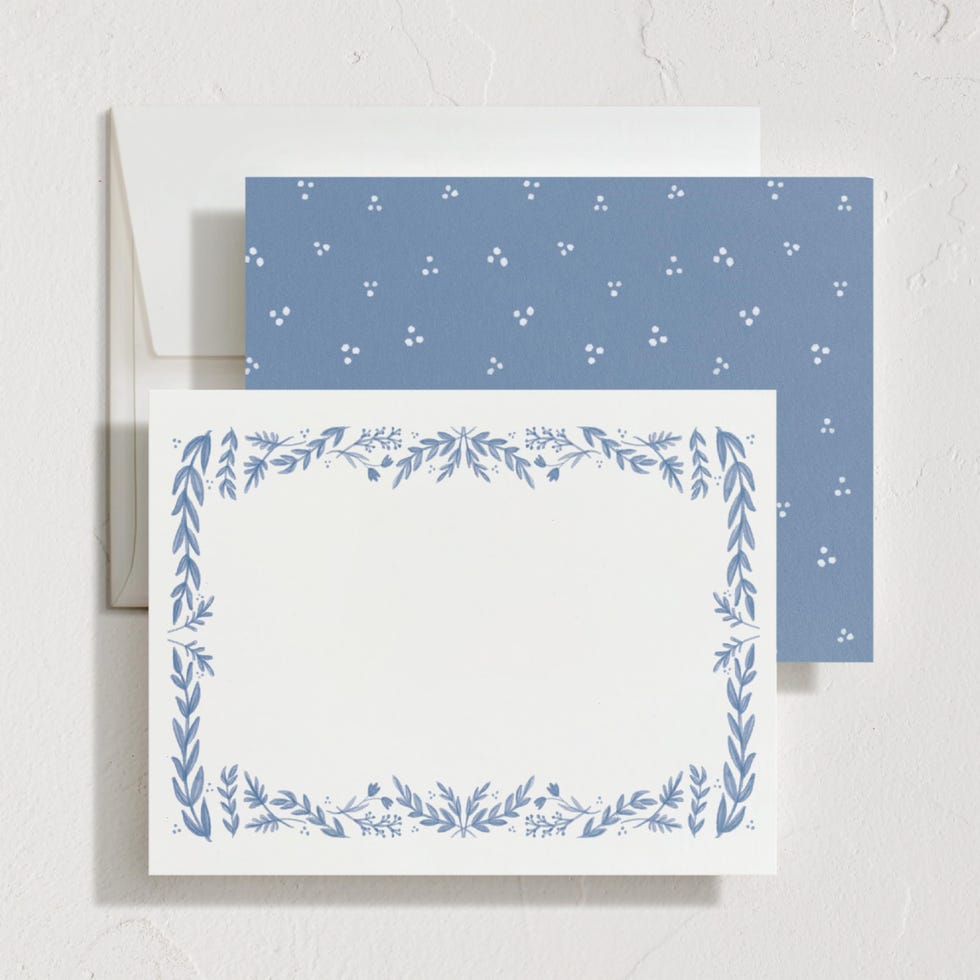 Framed In Floral Stationery Cards