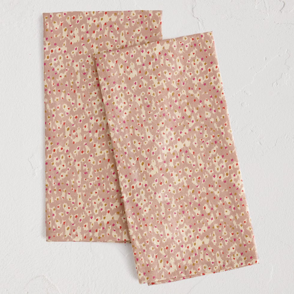 Animal Dots Tea Towel Set of 2