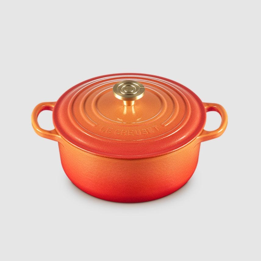 Flamme Dorée Round Casserole
