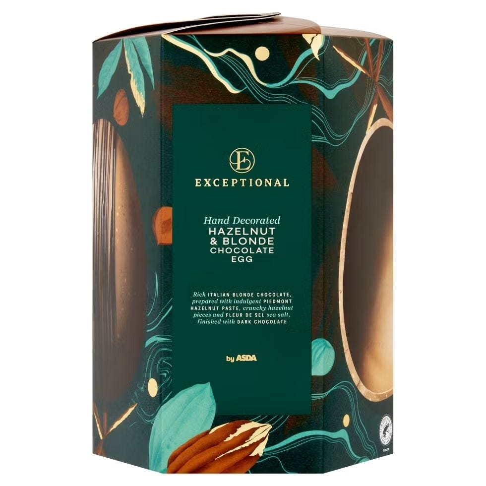 Hazelnut & Blonde Chocolate Egg