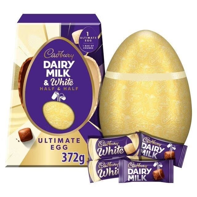 Milk & White Half & Half Ultimate Egg