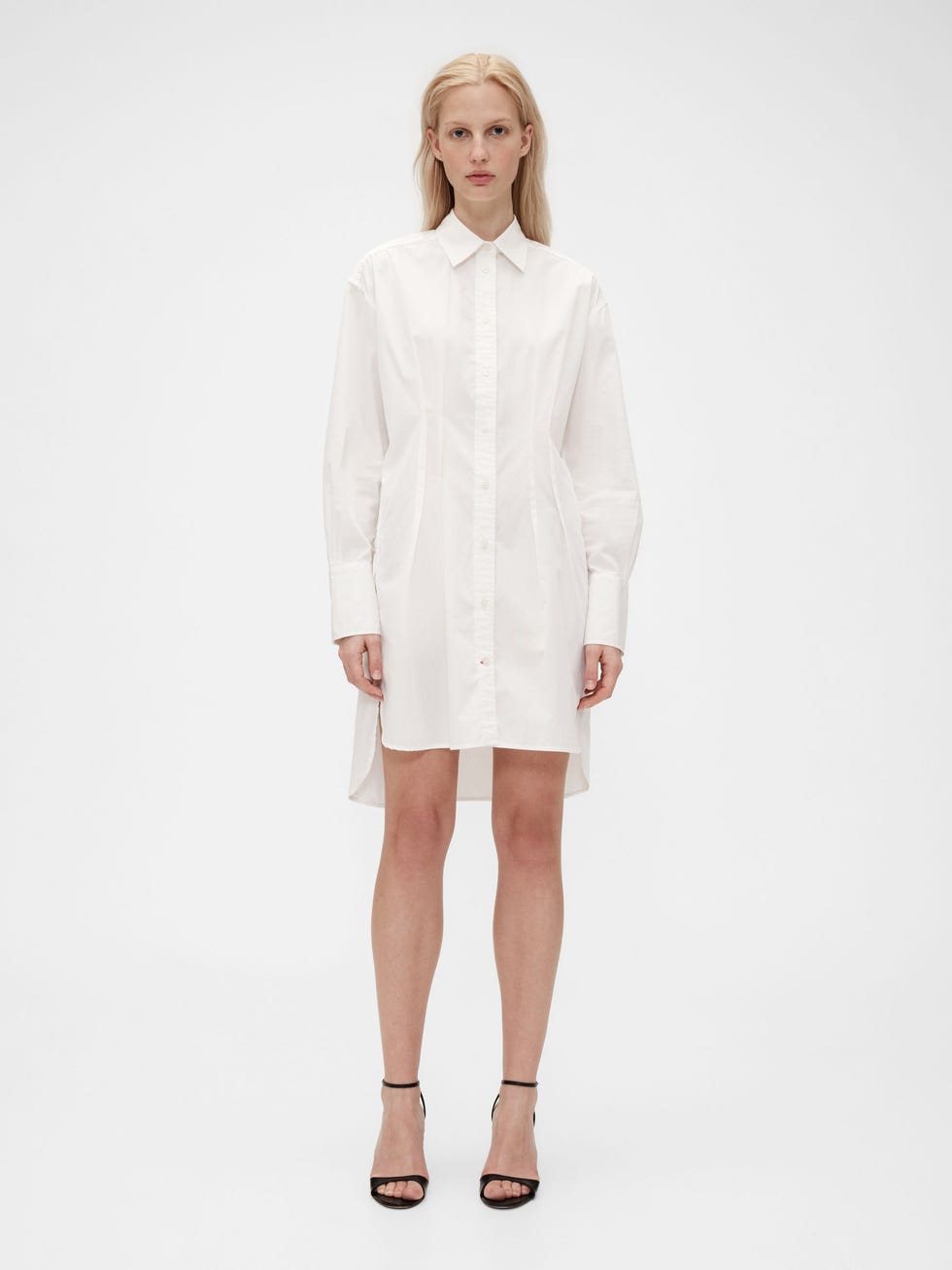 100% Organic Cotton White Poplin Big Shirt