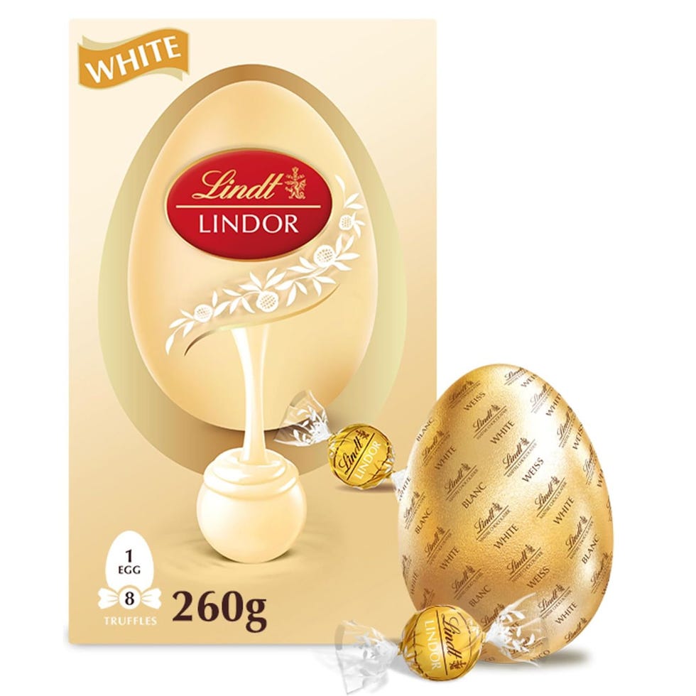 Lindor White Easter Egg with White Truffles