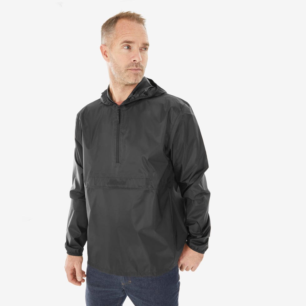 Chubasquero de montaña y trekking Quechua Raincut para hombre