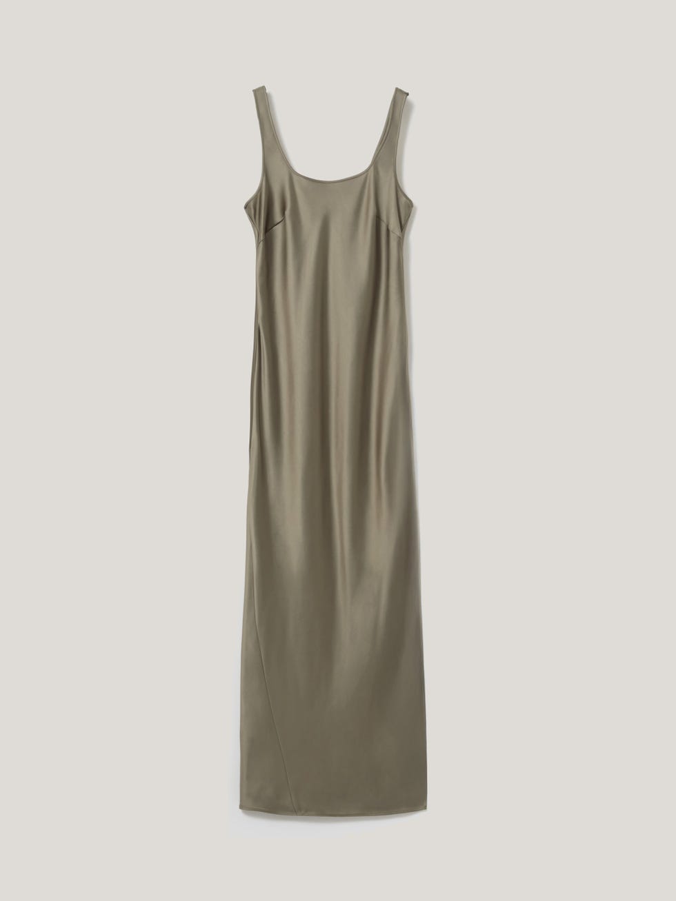 Heavy satin -slip dress