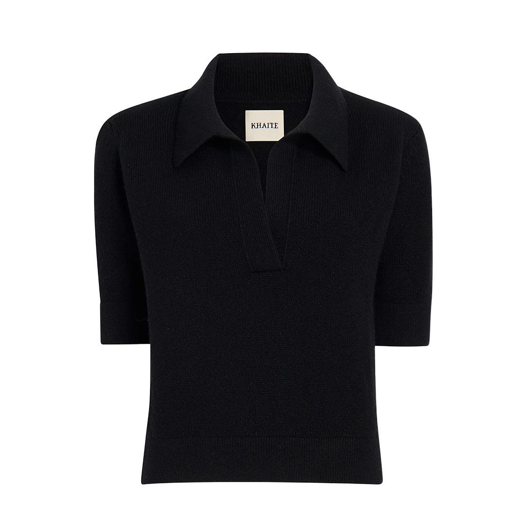 MOHAIR KNIT POLO