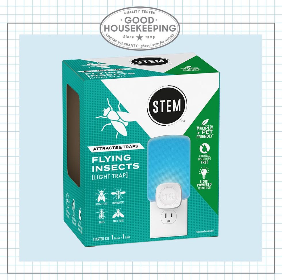 STEM Attracts and Traps Flying Insects Light Trap