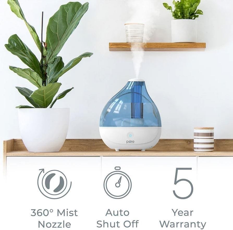 MistAire Ultrasonic Cool Mist Humidifier
