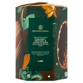 Caramel, Pretzel & Honeycomb Milk Chocolate Egg, 300G