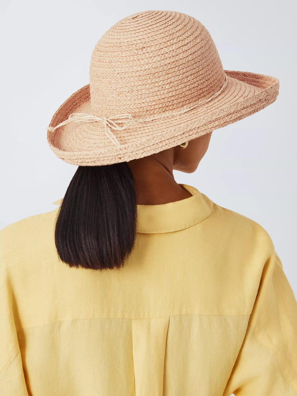 John Lewis Upturn Bow Hat  Natural