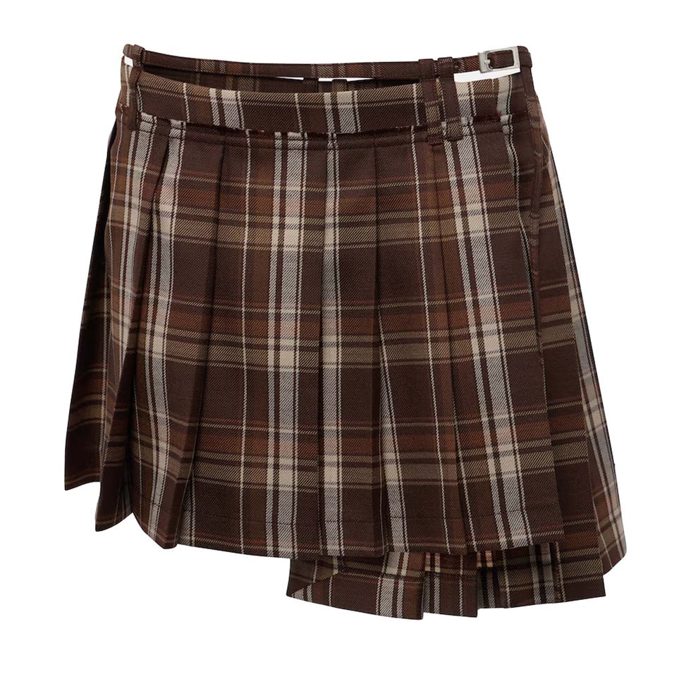 plaid skirt