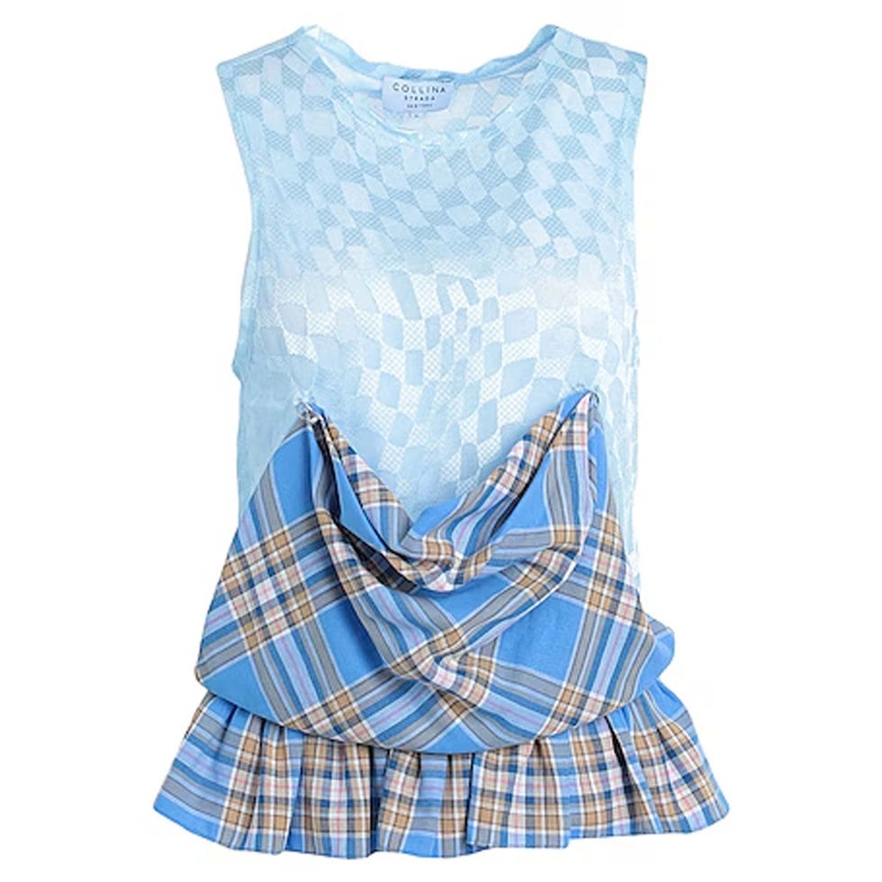 plaid top