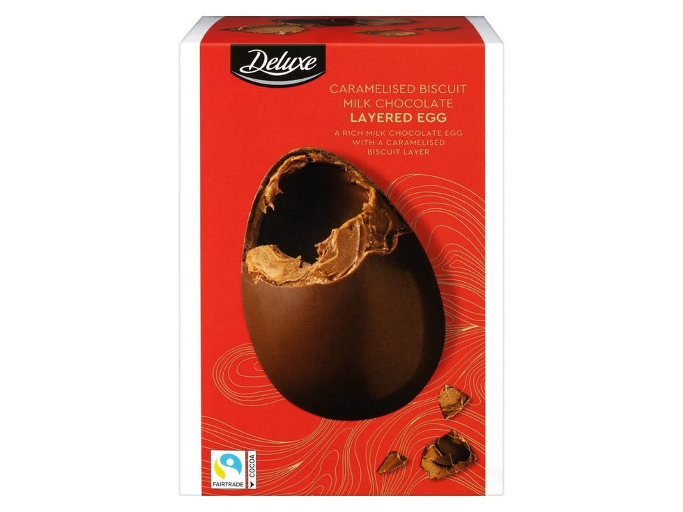 Deluxe Caramelised Biscuit Milk Chocolate Layered Egg