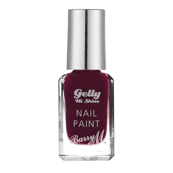 Gelly Hi Shine Black Cherry Nail Paint