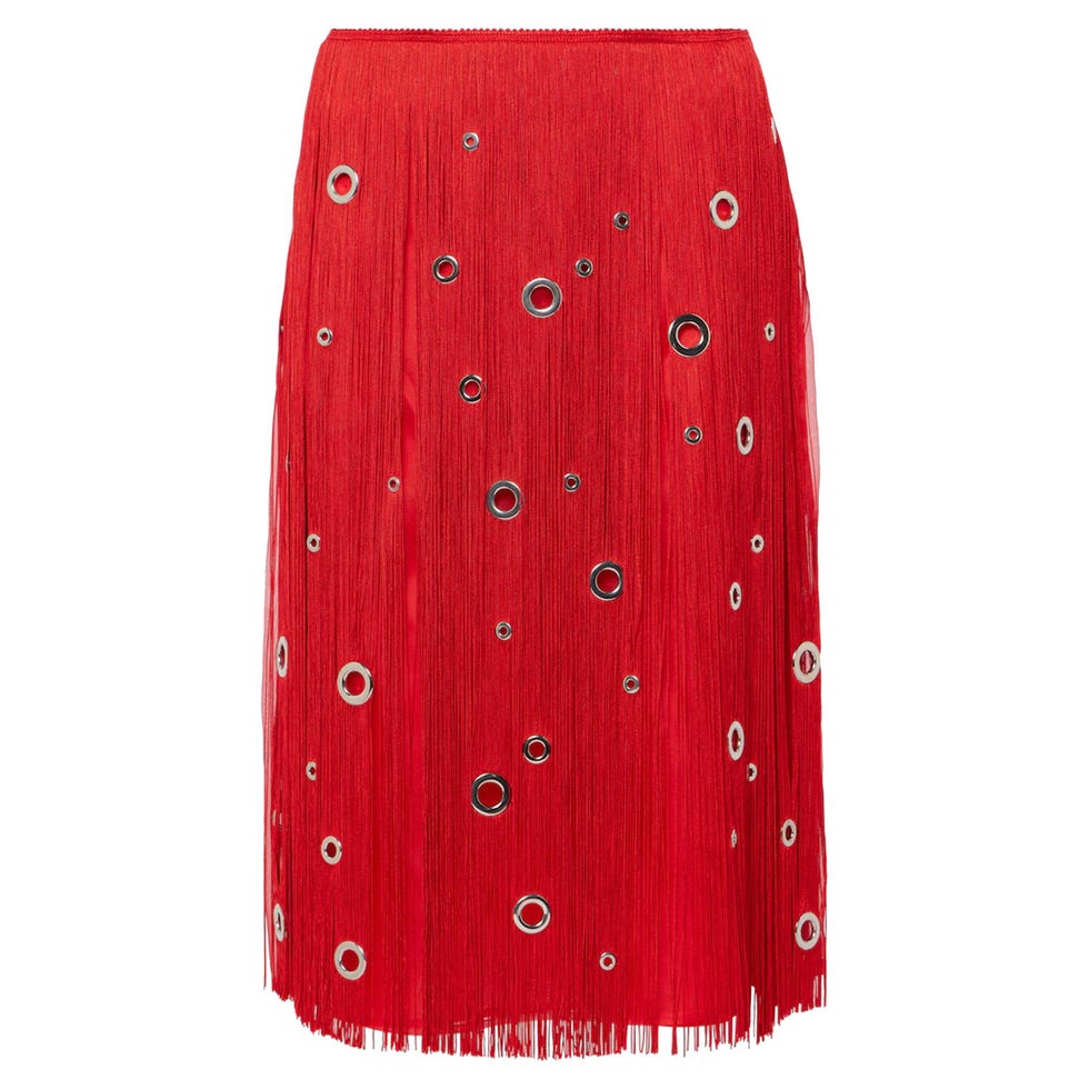 fringed skirt