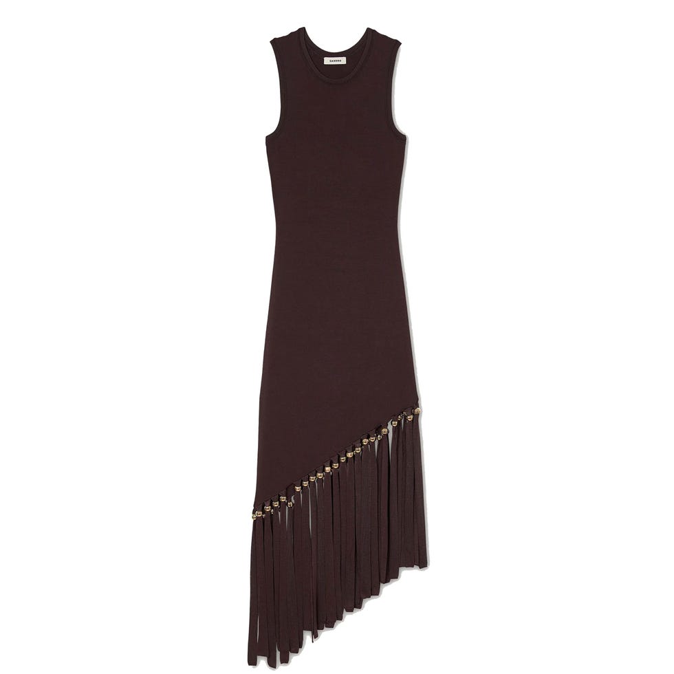 fringed dress