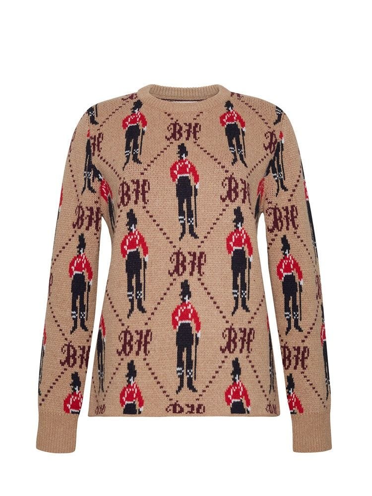 X The Bowery Hotel Boy Jacquard Crewneck