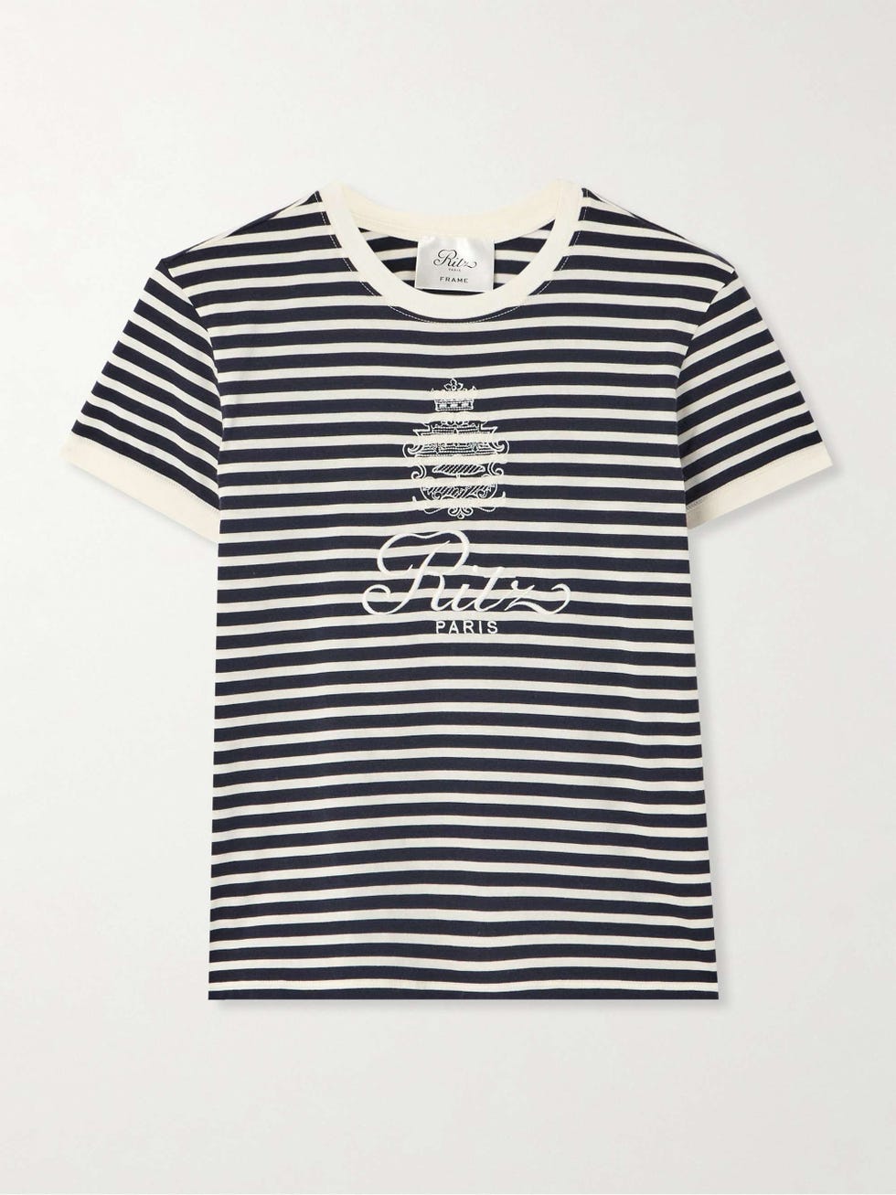 X Ritz Paris Embroidered T-Shirt