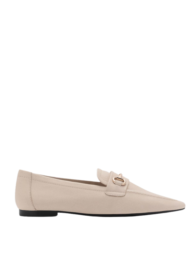 Moccasins leather buckle