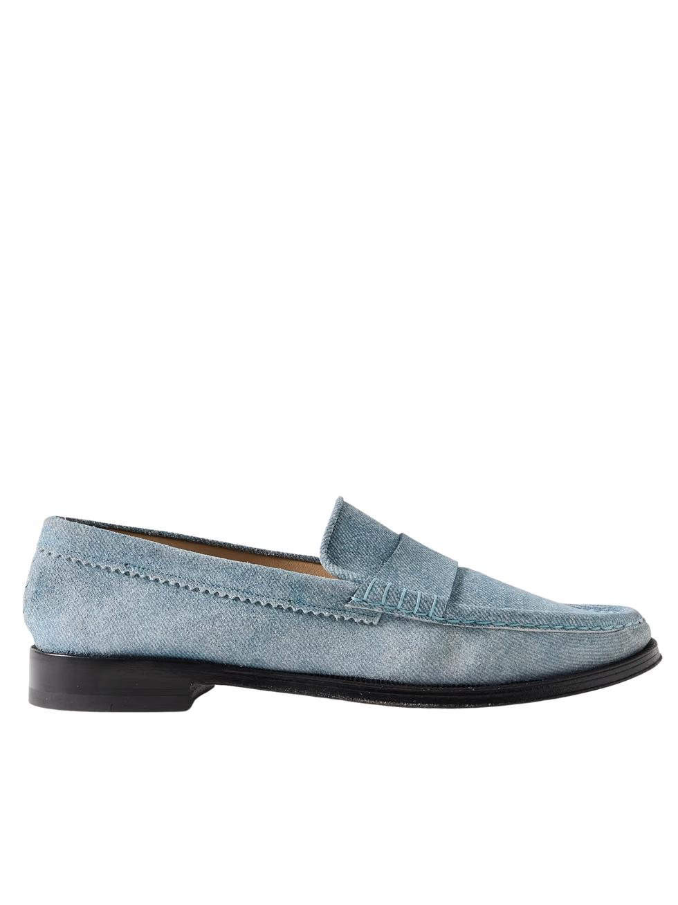Seren printed suede moccasins
