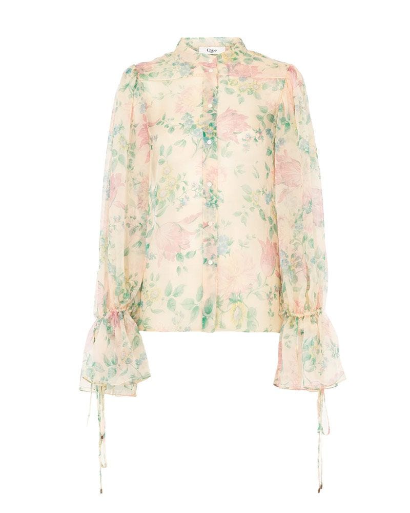 Puff-Sleeve Blouse