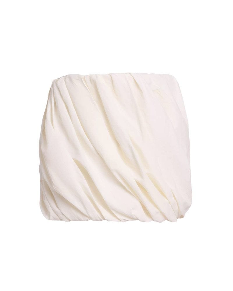 Rolled-Hem Miniskirt