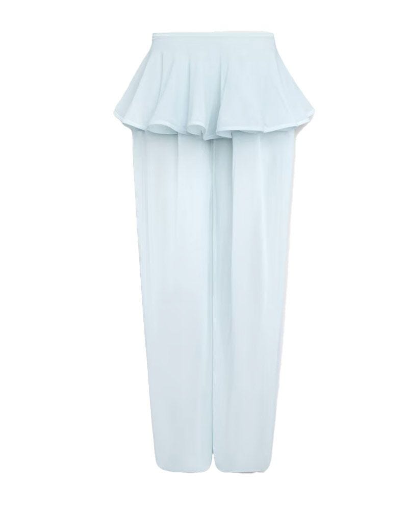 Knit Peplum Pants