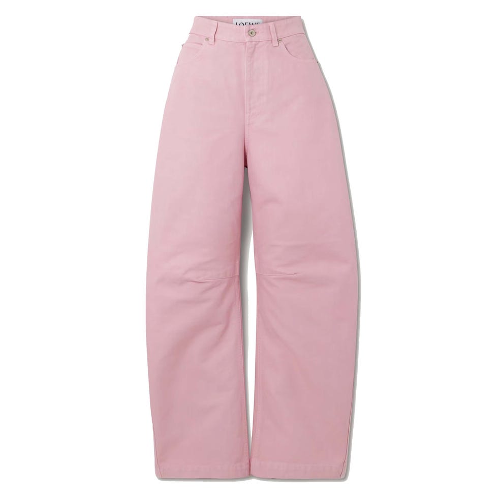 pink jeans