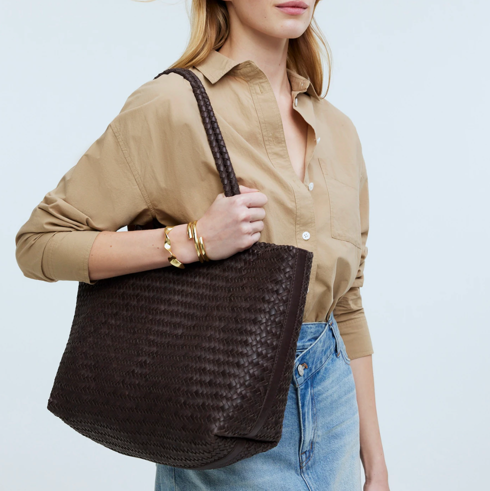 The Handwoven Leather Tote