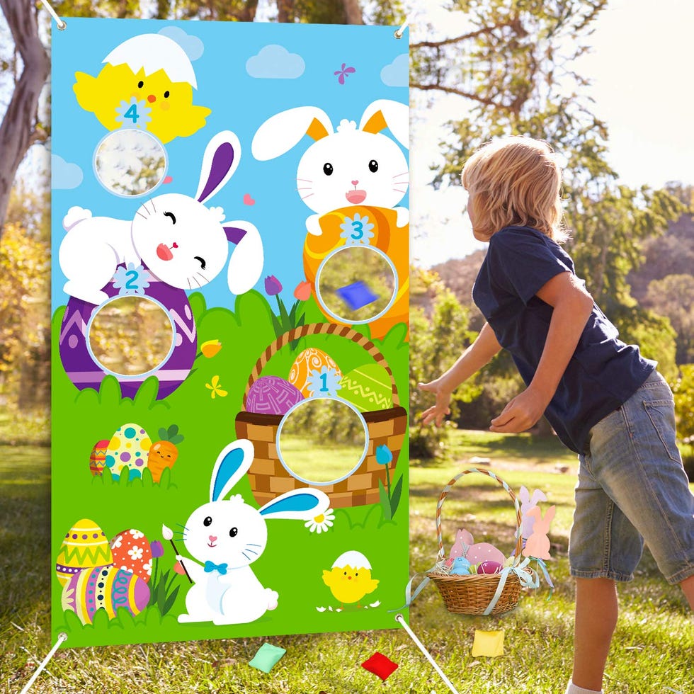 Easter Toss Game with 4 Bean Bags