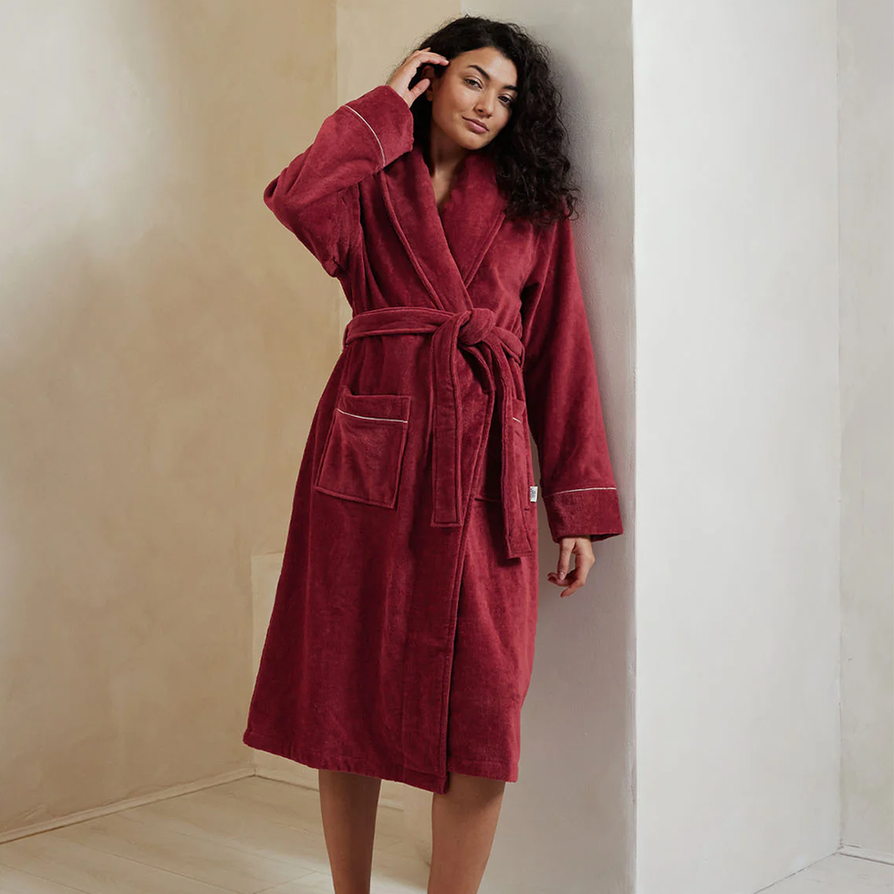 Cotton Towelling Dressing Gown 