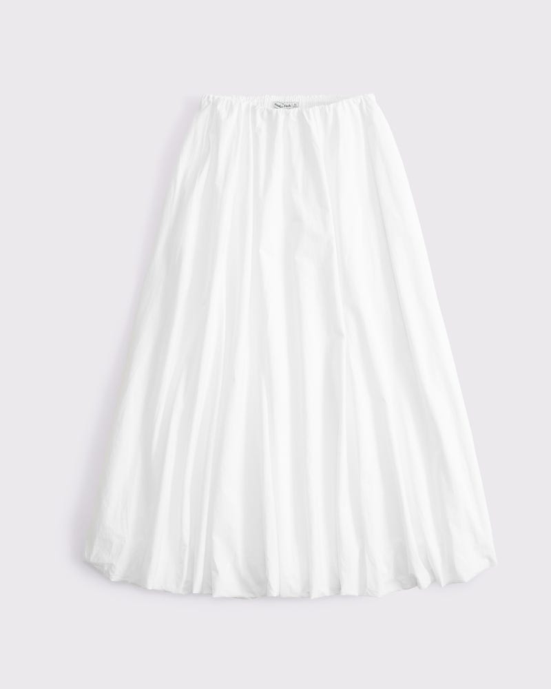 A line beige maxi linen skirt women 5069