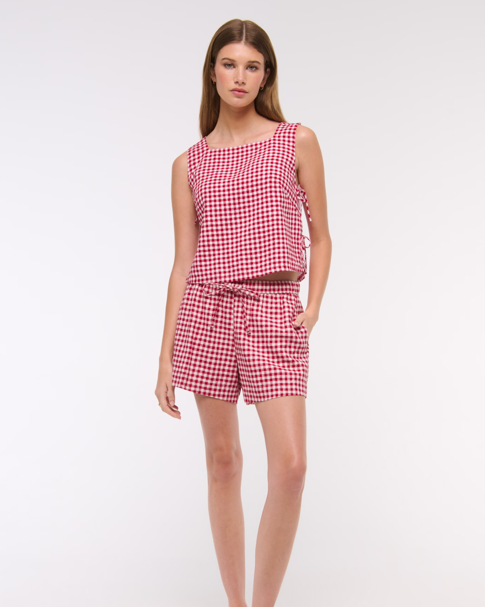 Apron Linen-Blend Set Apron Linen-Blend Set