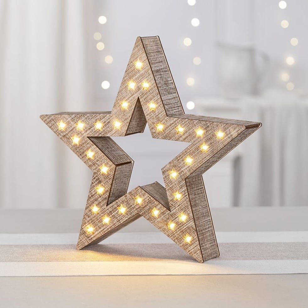 Estrella con luces