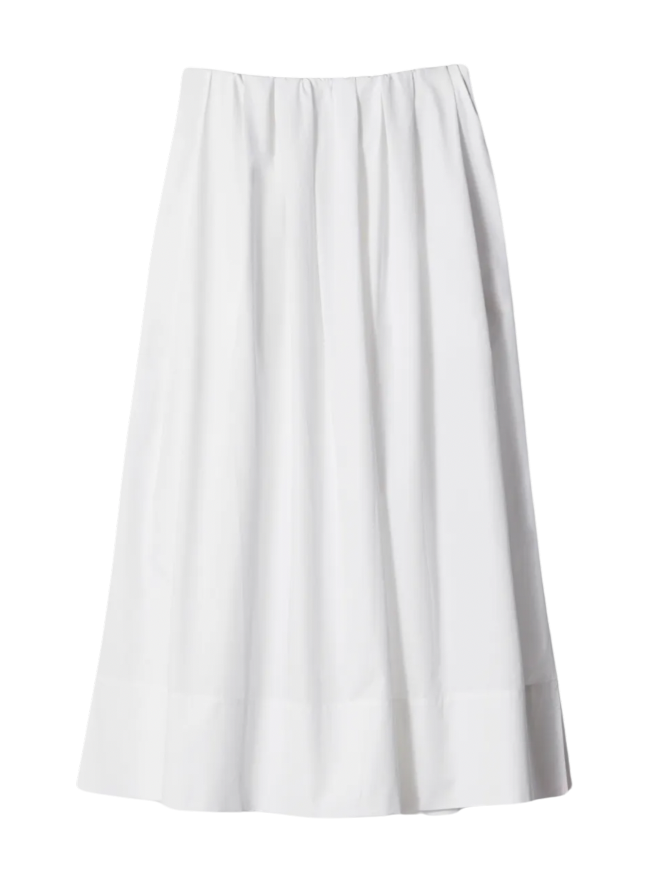 A-Line Midi Skirt